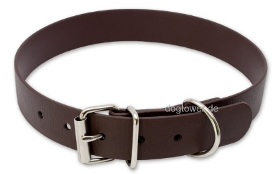 Biothane Hundehalsband Classic braun