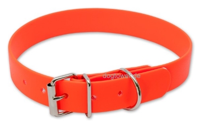 Hundehalsband Biothane Orange