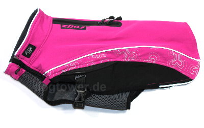 Softshell- Hundemantel Rogz Sport Skin, pink