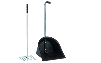 Hundekotschaufel Mistboy, Schaufel und Forke, schwarz