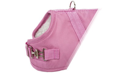 Hundemantel Pink, Schnalle