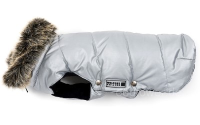 Hundemantel Wolters Parka, silber