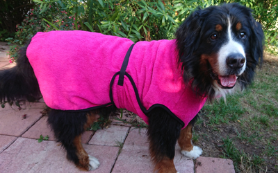 DRYUP cape Hundebademantel, edition pink