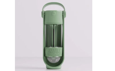 Little Chonk Hundetrinkflasche aus Ecozen + Silikon, minze