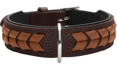 Hunter Halsband El Paso dunkelbraun/schwarz