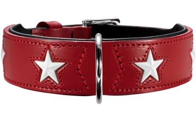 Hunter Halsband Magic Star, rot/schwarz