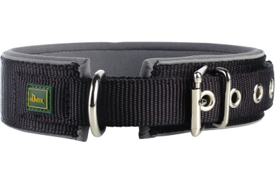 Hunter Halsband Neopren Reflect schwarz/grau