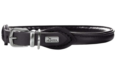 Hunter Halsband Round & Soft Elk Petit schwarz