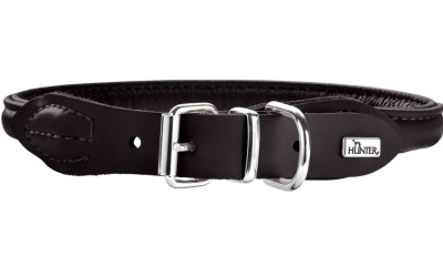 Hunter Halsband Round & Soft Elk schwarz