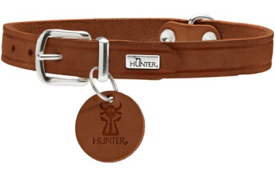 Hunter Hundehalsband Aalborg, cognac