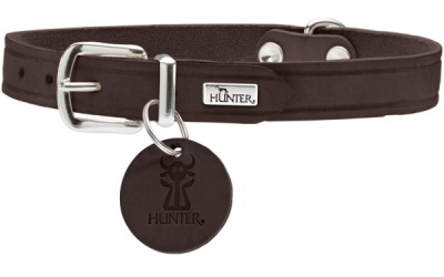 Hunter Hundehalsband Aalborg, dunkelbraun