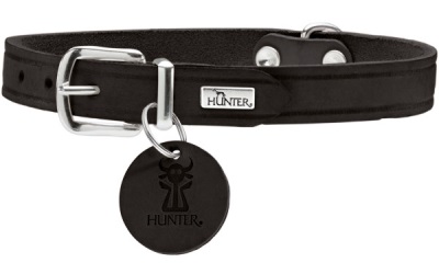 Hunter Hundehalsband Aalborg, schwarz