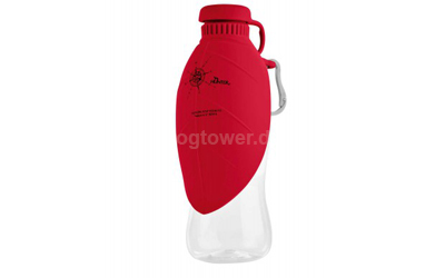 Hunter Outdoor Trinkflasche mit Silikonnapf List, rot