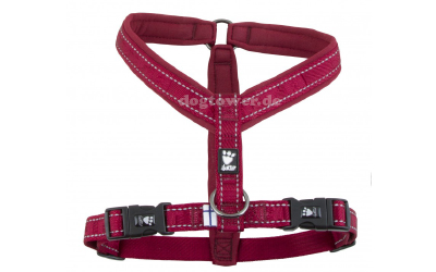 Hurtta Casual Y-Hundegeschirr, preiselbeere