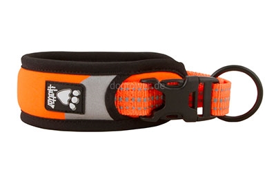 Hurtta Lifeguard Dazzle Halsband, signal-orange