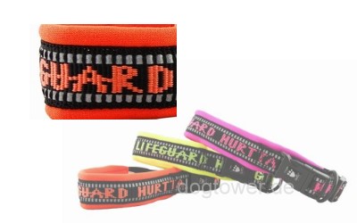 Hurtta Lifeguard Halsbänder, erhältlich in drei Farben