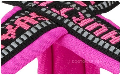 Hundegeschirr Hurtta, neonpink