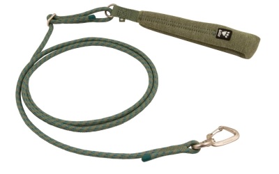Hurtta Rope Leash ECO Verstellbare Seil-Leine grün
