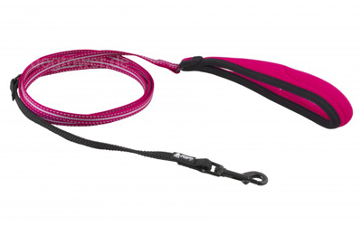 Hutta Soft Grip Stretch Leash, cherry