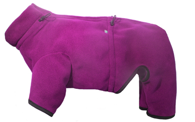 iqo Thermo-Fleece Hundeoverall, violett