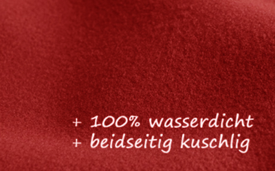 iqo wasserdichte Hundedecke rot, für inkontinente Hunde