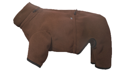 iqo XW Thermo-Fleece Hundeoverall, schoko