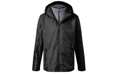 James & Nicholson Herren 3-in-1 Jacke, black/black