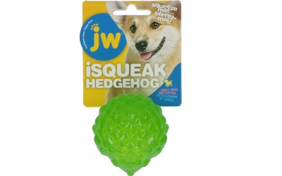 JW Hedgehog Squeaky Ball Small