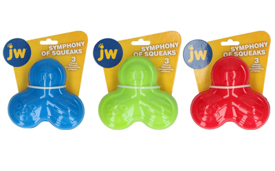 JW Pets Hundespielzeug Symphony of Sound Hundespielzeug mit Quietschern