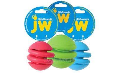 JW Pets Sillysounds Spring Ball