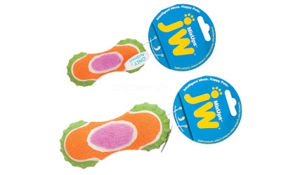 Hundespielball JWPets Mixup Ribbed Hantel