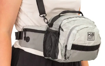 K9 Sport Sack Kompanion Schulter Hüft Gürteltasche, gletscher grey