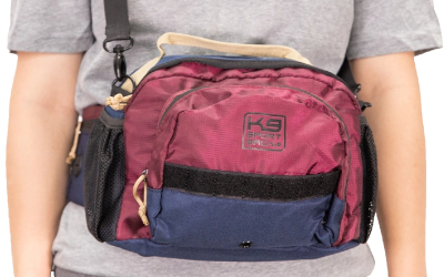 K9 Sport Sack Kompanion Schulter Hüft Gürteltasche, kastanienbraun