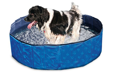 Karlie Doggy Pool, blau/schwarz