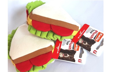 Hundespielzeug Plüsch Sandwich