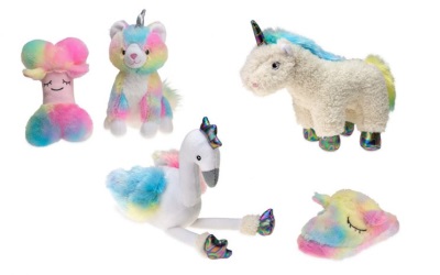 Karlie Plüschspielzeug in Regenbogenfarben