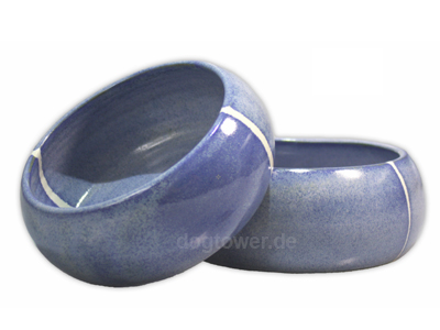 Keramik Hundenapf Tunk, blau