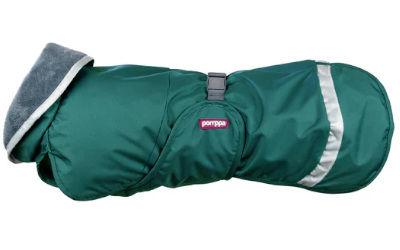 MIT Geschirröffnung Kevyt Pomppa gefütterter Regenmantel forest