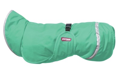 KevytPomppa Mint gefütterter Regenmantel, minzgrün