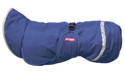 Kevyt Pomppa Sky gefütterter Regenmantel, blau