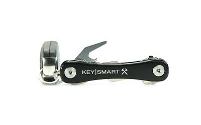 KEYSMART Rugged Schlüsselhalter (Aluminium), schwarz