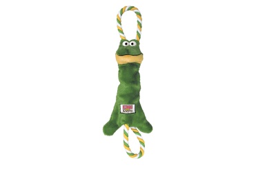 KONG Knots Tugger Frosch Frog Hundespielzeug