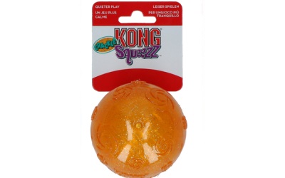 KONG Squeezz Crackle Ball