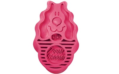 KONG Zoomgroom Hundestriegel, raspberry