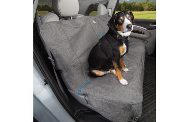 Kurgo No-Slip Grip Bench Seat Cover heather grey