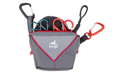 Kurgo Ridgeline Tie Out Camping Zip Line grau