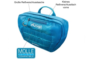 Kurgo RSG Pack Pannier coastal blue