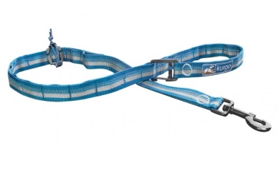 Kurgo RSG Stub Leash coastal blue