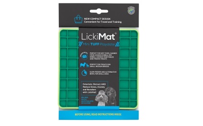 LickiMat Mini Playdate Tuff green