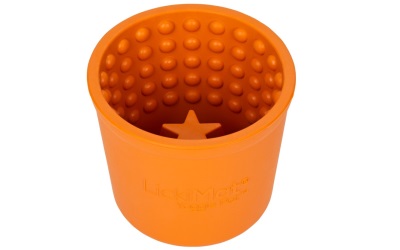 LickiMat Yoggie Pot orange